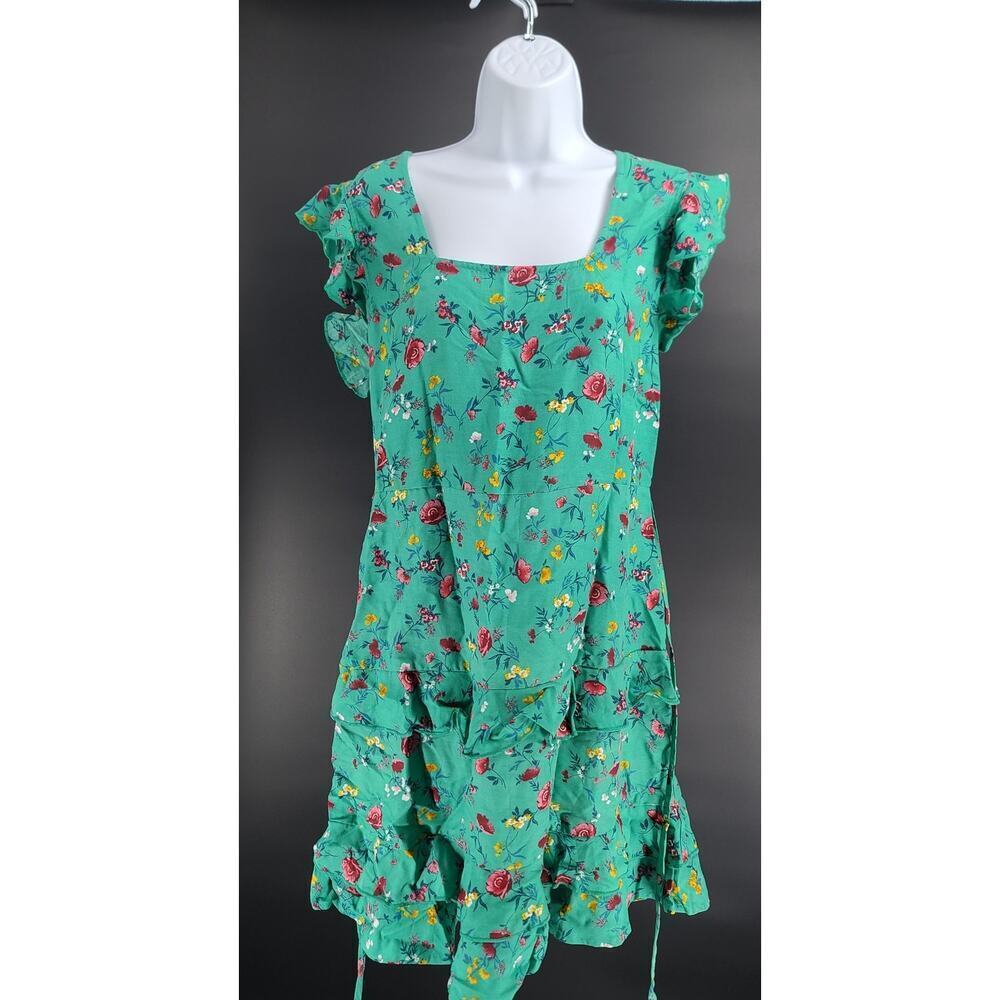 Lottie & Holly ruffle tier dress Sz Large garden Girl Summer Picnic Cottagecore